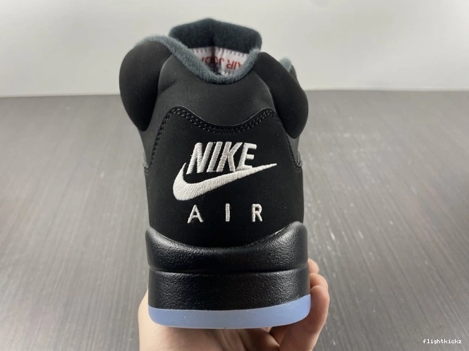 845035-003 5 (2016) Black Retro Jordan Metallic 1206